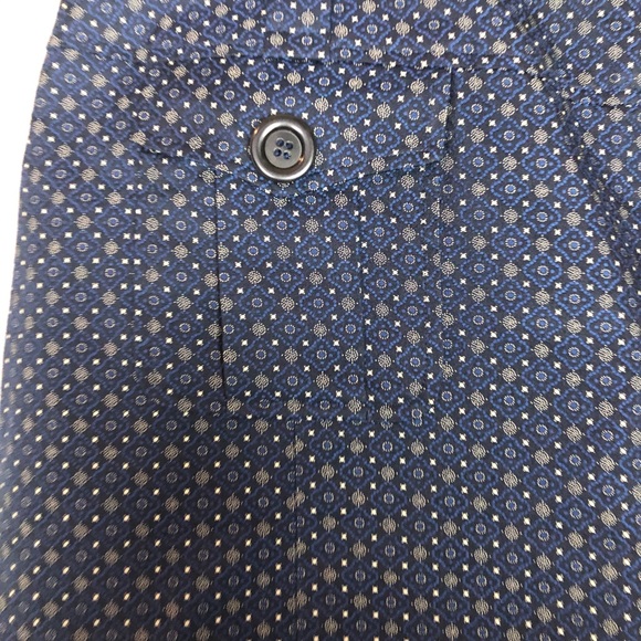 PENDLETON Blue Geometric Print Front Pocket Skirt - Picture 3 of 6